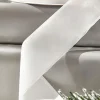 1.5" x 10 Yard White Unwired Velvet Ribbon